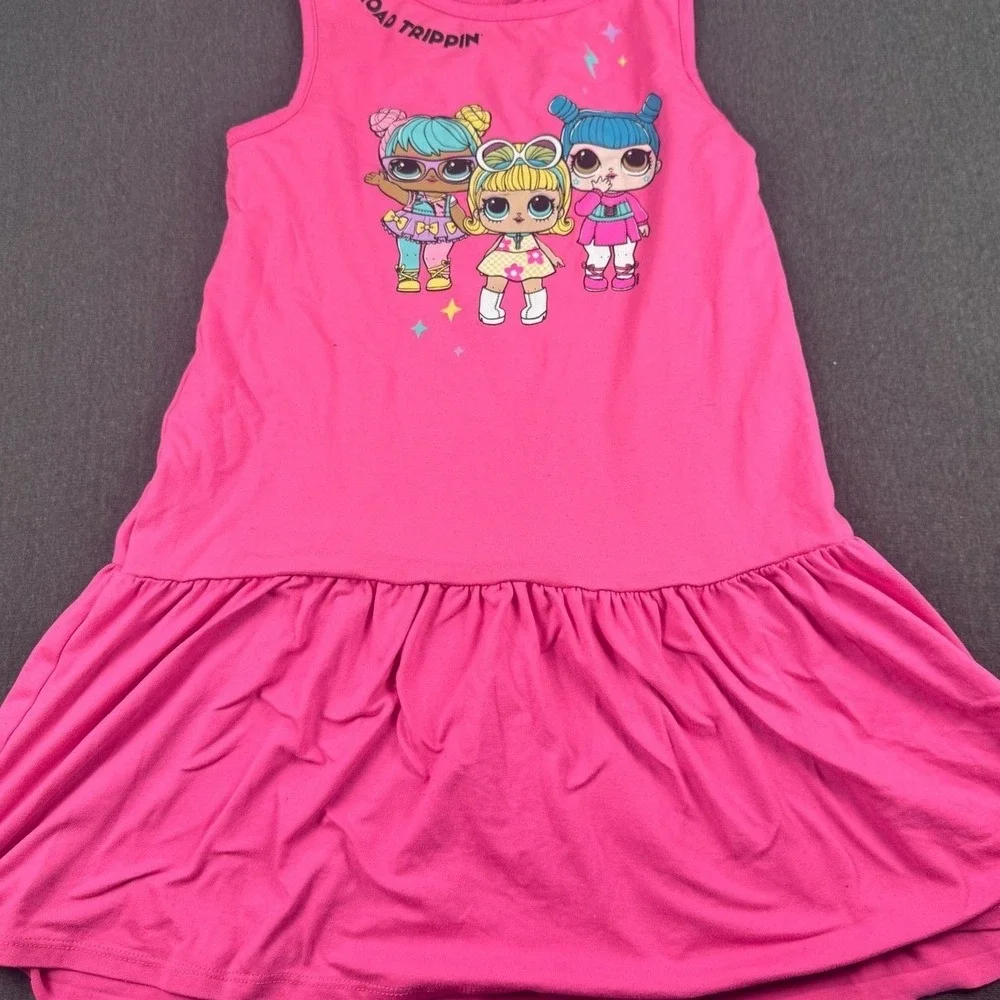 LOL Surprise Road Trippin Pink Dress Member's Mark Denim‎ Shorts Outfit